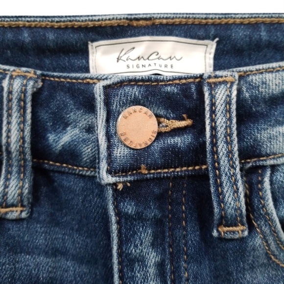 KanCan Kurvy‎ Distressed Ultra High Rise Ankle Skinny Jeans Size 25 - Picture 5 of 13